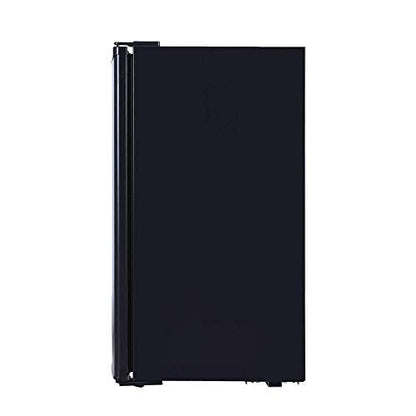 RCA RFR321-B-Black-COM RFR321 Single Mini Refrigerator-Freezer Compartment-Adjustable Thermostat Control-Reversible Doors-Ideal for Dorm, Office, RV, Garage, Apartment-Black Cubic Feet, 3.2 CU.FT
