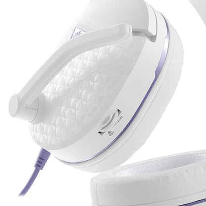 Turtle Beach Recon Spark Gaming Headset - Xbox Series X, Xbox Series S, Xbox One, PS5, PS4, PlayStation, PC, Mobile with 3.5mm - Flip-Up Mic, 40mm Speakers, PC Splitter, White