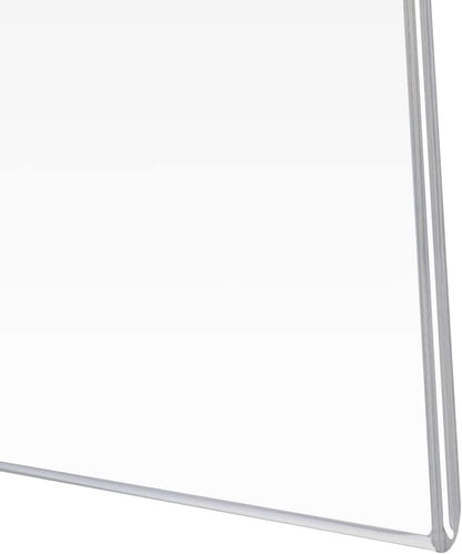 PecMuikee Acrylic Sign Holder 8.5x11, Wall Mount Acrylic Sign Holder and Plastic Paper Display Ad Frame bonus with 3M Tape and Mounting Screws for Restaurants, Office, Market, Library, Store, 12 Pcs