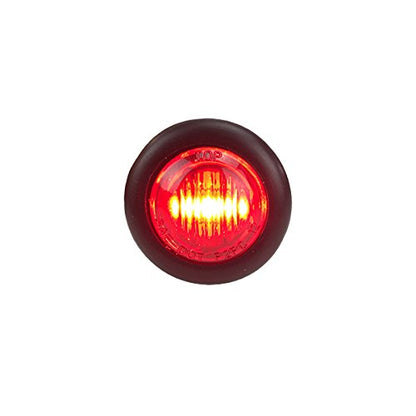 LONG HAUL LED Clearance Marker Light, 5 3/4in, Acrylic, Black Trim, 5 Pack