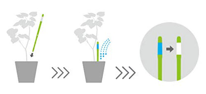 Sustee Aquameter, Set of 5, Plant Soil Moisture Sensor (Green, Small)