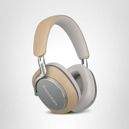 Bowers & Wilkins Limited Edition Px8 Over-Ear Bluetooth Headphones, Advanced Active Noise Cancellation Wireless Headphones, Luxurious Materials, 30-Hr Battery Life, 15-Min Quick Charging, Tan
