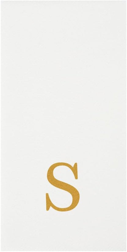 Luxenap 15.8 X 7.9 Inch Linen-Feel Guest Towels, 50 Lettered Hand Towels