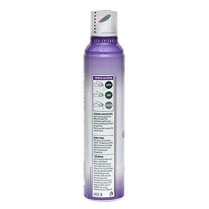 Mantova Extra Virgin Olive Oil Spray Garlic Flavored 8 oz. Spray Bottle - Manage Oil Amount - Great For Salads & Cooking