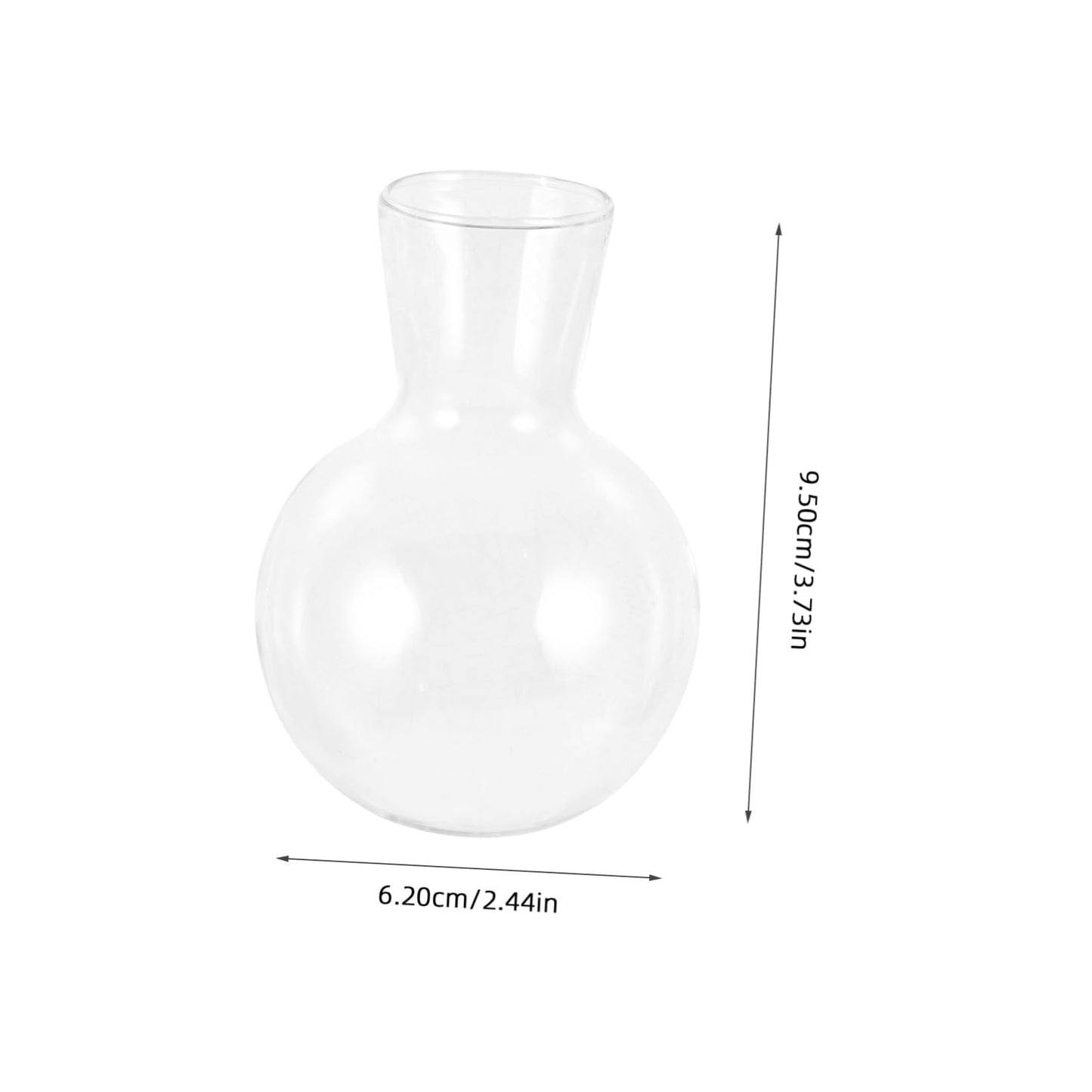 Abaodam Terrarium Plants Glass Planter Air Plant Terrarium Glass Vases for Centerpieces Bulb Vase