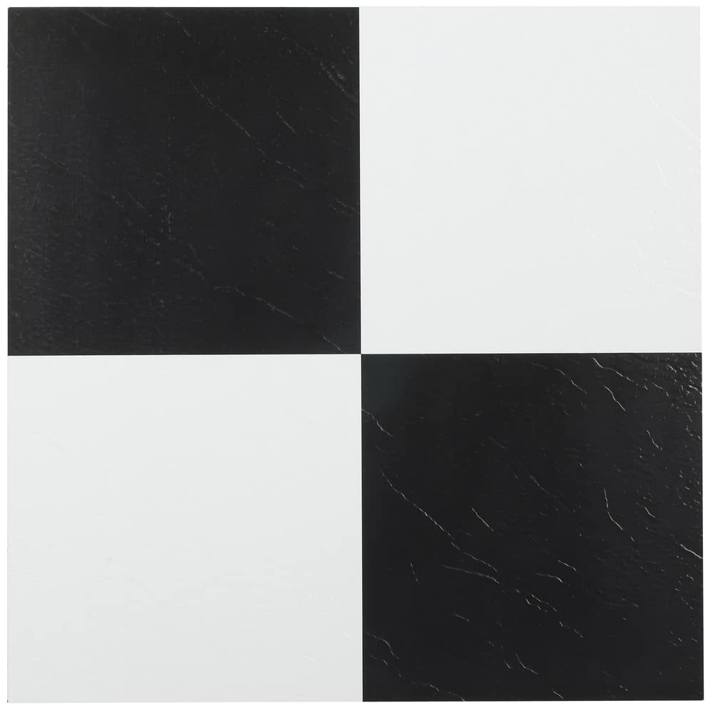 Tivoli Self Adhesive Vinyl Floor Tiles, 45 Tiles - 12" x 12", Light Oak Plank-Look - Peel & Stick, DIY Flooring for Kitchen, Dining Room, Bedrooms, Basements & Bathrooms by Achim Home Decor