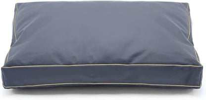 Dog Bed Cover,Waterproof Tough Plastic DIY Pet Bed Cover,Non Stick Hair Easy to Clean Rectangular Fillable Dog Bed Covers with Zipper(Dark Grey,30" L x 20" W x 4" Th,Cover Only)