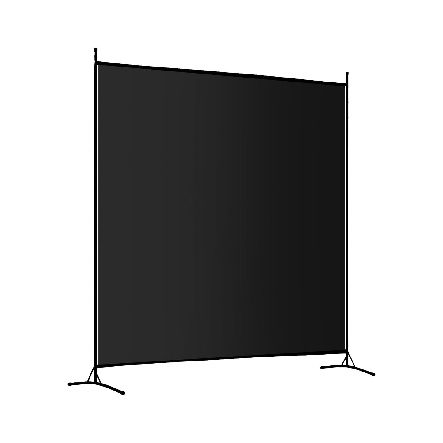 Carivia Single Large Panel Room Divider, 6 Ft Tall Privacy Screen Room Divider,Freestanding Room Partition Wall Divider,Lightweight Room Divider Screen for Home Office,69''W x 70''H, Black