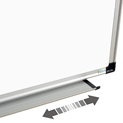 XBoard Magnetic Whiteboard 36 x 24 Inch, Hanging Dry Erase Board with Aluminium Frame & Marker Tray 3' x 2' | Wall Mounted Magnetic White Board for Home School Office