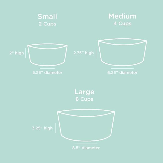Waggo Simple Solid Dog Bowl and Stand - Single Iron Stand with Single Ceramic Feeder or Water Bowl, Elevated Pet Feeder (Small, Matte White)