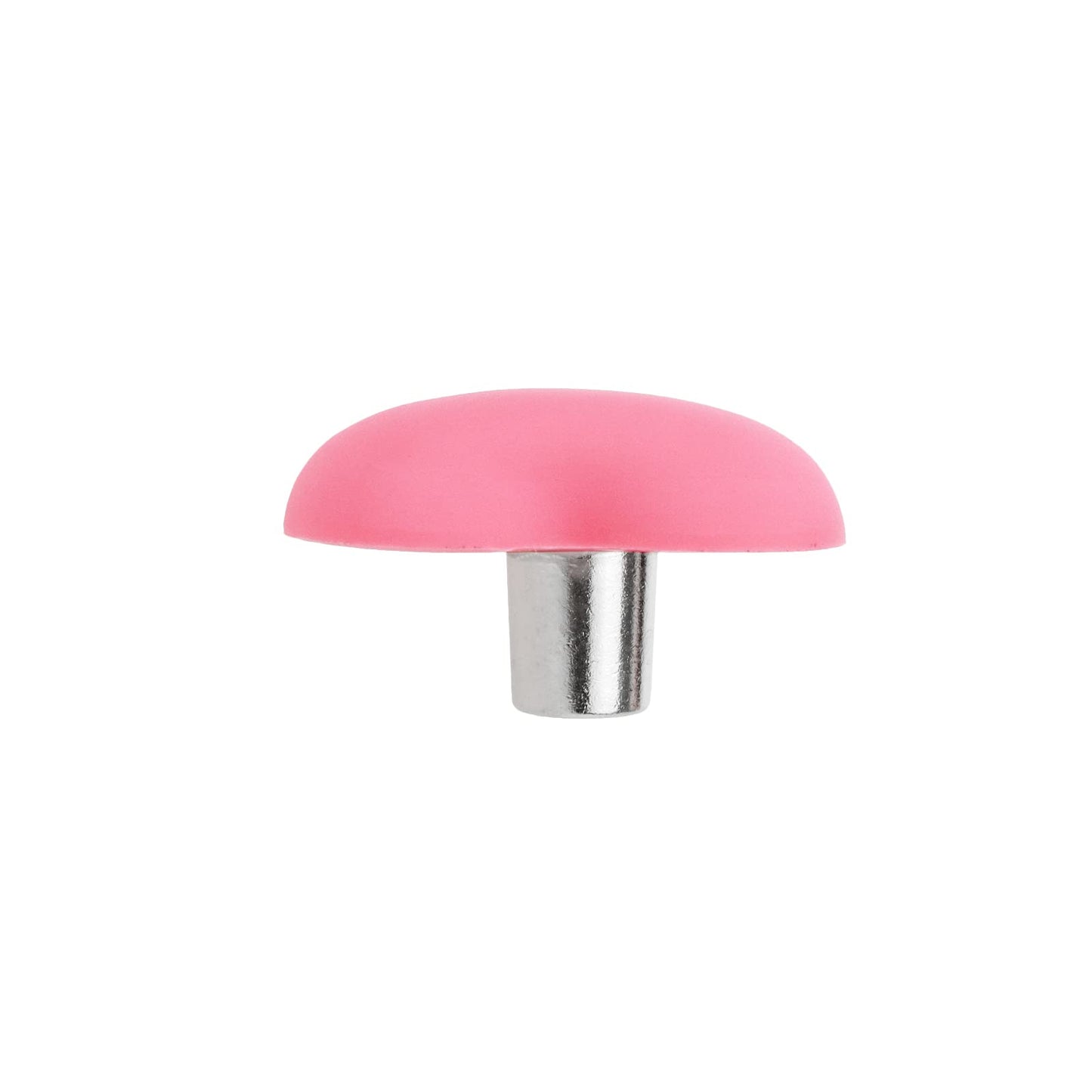 LC LICTOP 1.54 Inch Pink Heart Soft Rubber Drawer Knobs 6pcs, Warm Style Cabinet Knobs for Cabinets, Cute Drawer Pulls Handles with Screws for Dresser Wardrobe Closet