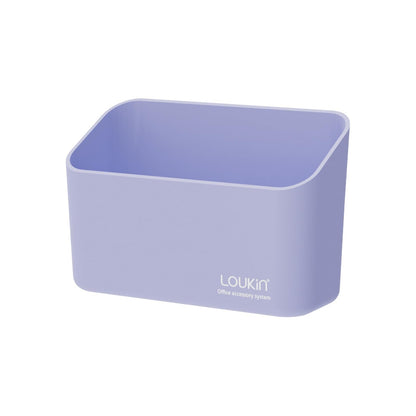 loukin Magnetic Marker & Remote Control Organizer, Dry Erase Marker Holder, Magnetic Storage for Whiteboard or Refrigerators (Purple)
