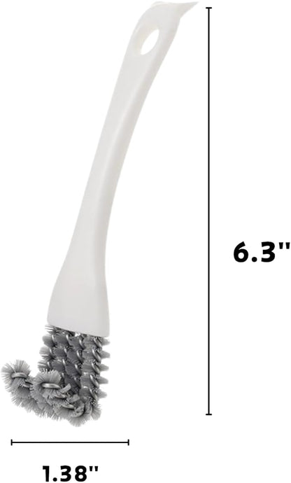 2 Pcs Bird Cage Brush with Scraper - Bird Cage Cleaner for Cleaning Kennels Perches Poop Remover Parrot Parakeet Pet Cage Accessories (2 Pcs)