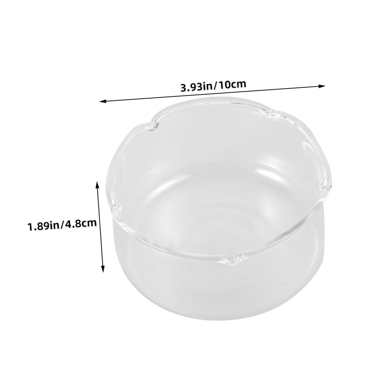 VALICLUD 2pcs Glass Vase for Hydroponic Plants Elegant Decorative Terrarium for Plant Holder for Lotus and Water Lilies Small Fish Tank for Tabletop Display