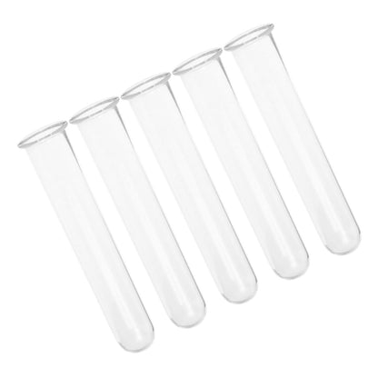 Abaodam 5Pcs Hydroponics Test Tube Vase Transparent Glass Propagation Vases for Indoor Plants Stylish Home Decor for Flower Arrangements and Terrarium Display