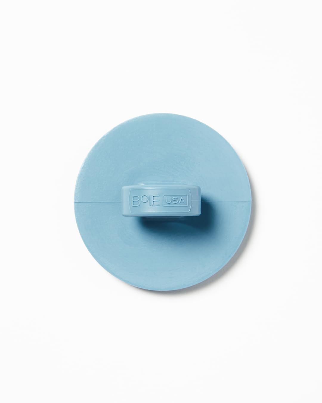Boie USA Face Scrubber - Handheld Facial Tool, Deep Cleansing Exfoliating Facial Brush. Fights Acne with Gentle, Silicone-Like Bristles, Long Lasting, & Hypoallergenic (Blue)