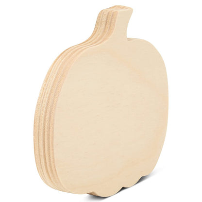 Chunky Pumpkin Ornament 4 x 4-3/4-inch, Pack of 10 Small Pumpkins for Crafts, Tiered Tray, & Halloween Fall Decor, by Woodpeckers