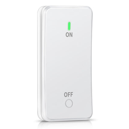 Remote Control Outlet, Buckle Design Removable Wireless Wall Mounted Light Switch, 300 ft 15A 1500W, No Wiring Electrical Remote Outlet for Appliance