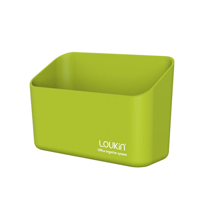 loukin Magnetic Marker Holder, Dry Erase Marker Holder, Remote Control Holder, Magnetic Storage Organizer for Whiteboard or Refrigerators (Green)