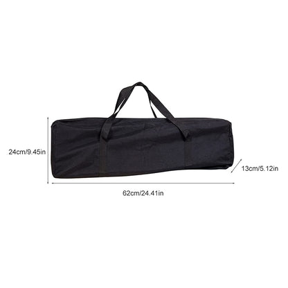 LVOERTUIG BBQ Tool Storage Bag,Oxford Grill Tool Carry Bag, Waterproof Outdoor Picnic Cooking Tools Bag Carry Bag for Camping Car Trip Outdoor Camping (Black,Size:24.41x 5.12 x 9.45inch)