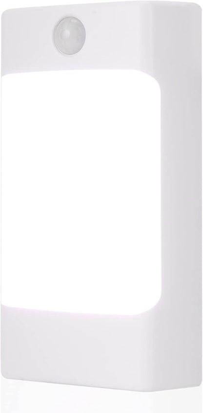 4-in-1 LED Night Light Emergency Backup Light, Motion Sensor, Dusk-to-Dawn Sensor, Rechargeable Battery Operated 5000K Daylight White, LED Flash Light for Home, Power Failure, Hurricane