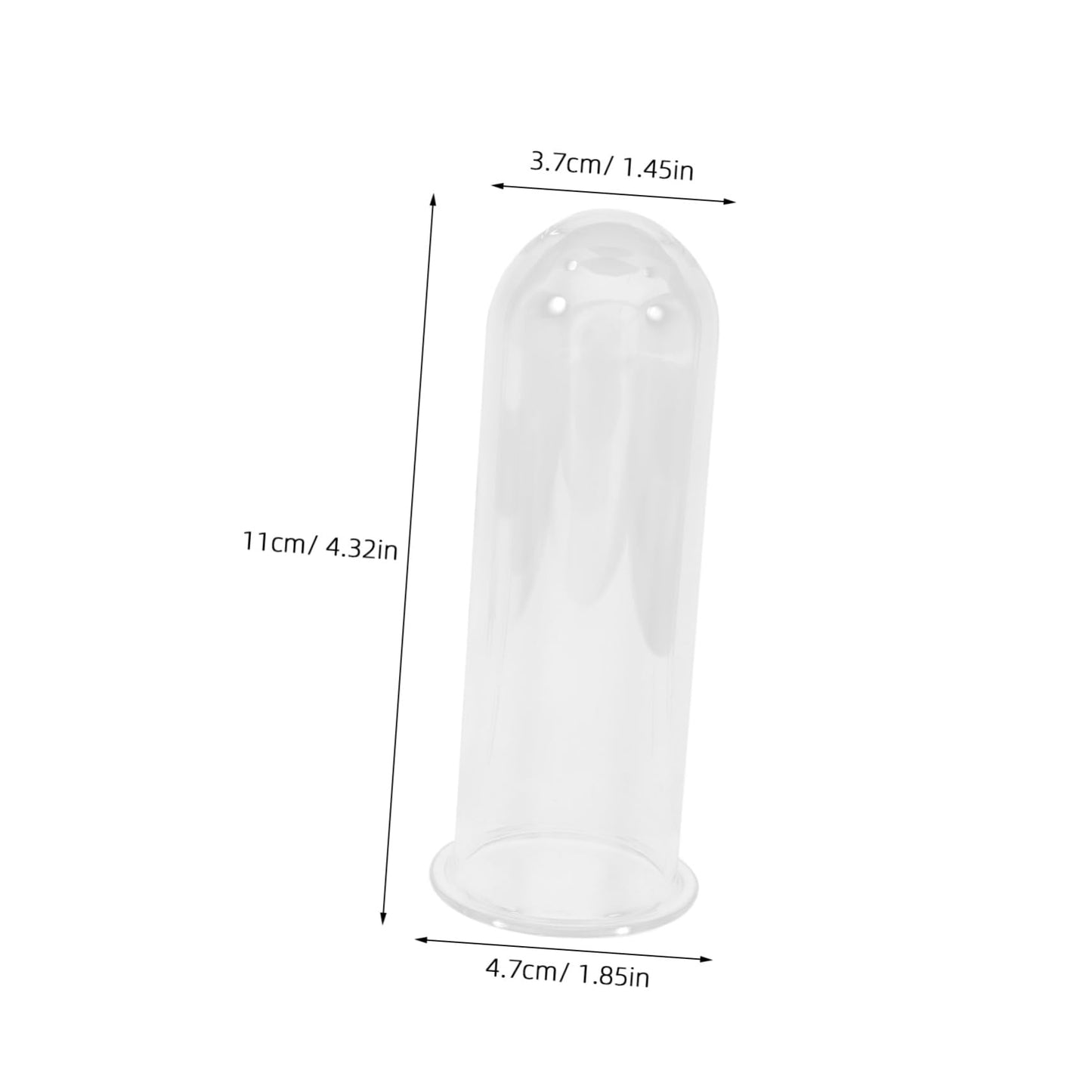 Garneck 4pcs Glass Plant Test Tube Vase Small Vases for Hydroponic Flowers Terrarium Desk Decor