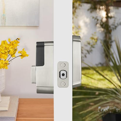 Yale Assure Lock 2 Touch Deadbolt, Black Suede Key-Free Smart Entry Door Lock with Wi-Fi Connected Touchscreen Keypad and Fingerprint Scanner for Code Entry and Remote Access, YRD450-F-WF1-BSP