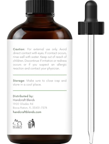 Handcraft Blends Lavender Essential Oil – Huge 4 Fl Oz – 100% Pure and Natural – Premium Grade Essential Oil for Diffuser and Aromatherapy, Skin, Massage, Candle and Soap Making Fragrance