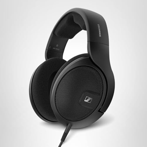 Sennheiser HD 560S Open-Back Over-Ear Wired Headphones – Neutral, Natural Sound for Music, Gaming, and Content Creation, Black