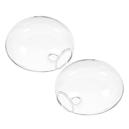Happyyami 2pcs Wall Hanging Planter Terrariums Hydroponic Glass Vases Indoor Wall Plant Holders Decorative Hanging Pots for Home Décor