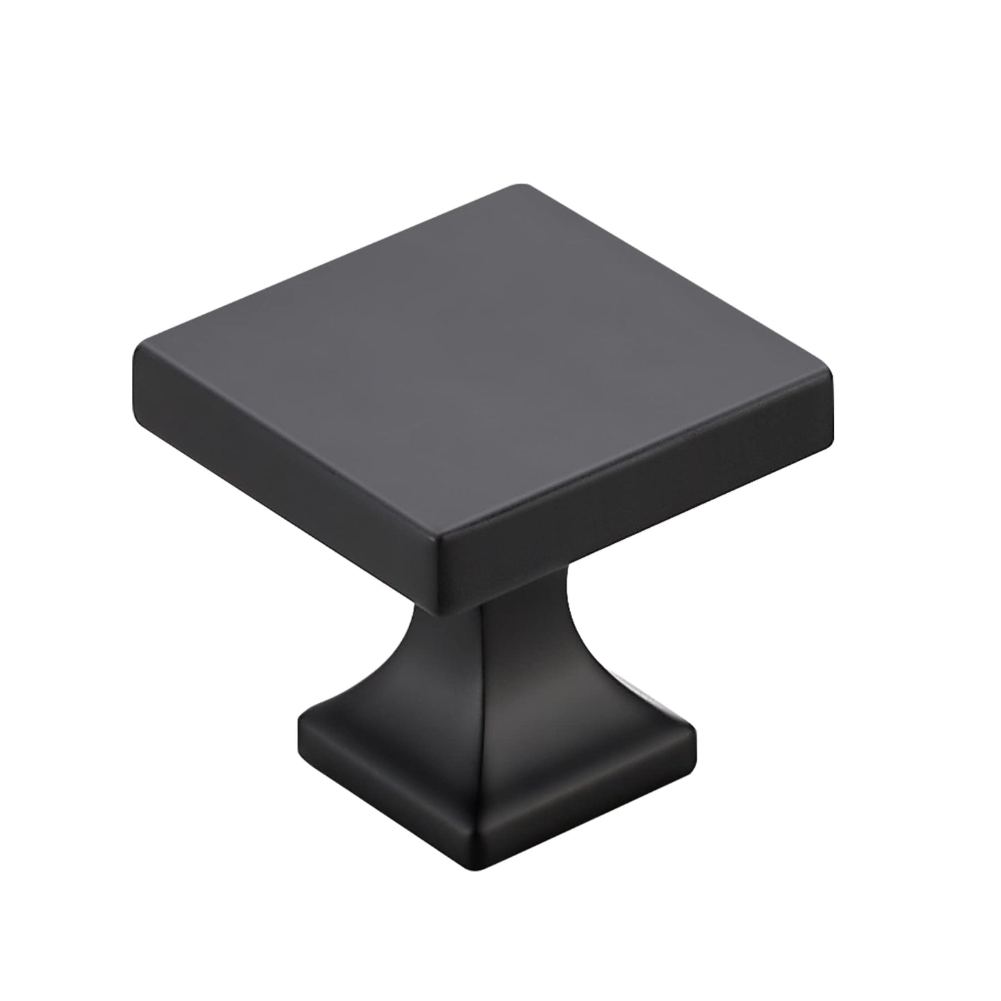 Ravinte Cabinet Knobs Matte Black Square Knobs for Cabinets and Drawers Cabinet Hardware Kitchen Cabinet Knobs 5 Pack