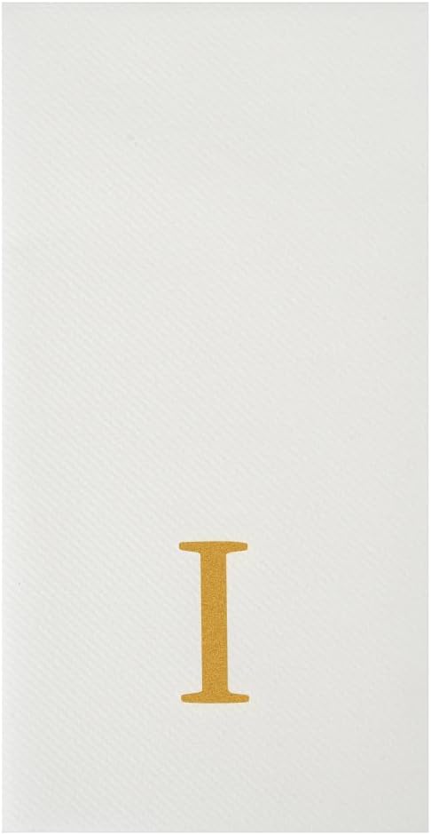 Luxenap 15.8 X 7.9 Inch Linen-Feel Guest Towels, 50 Lettered Hand Towels