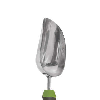 AMES 2445400 Stainless Steel Hand Soil Scoop with Ergo Gel Grip, 13-Inch, Gray