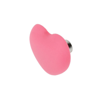 LC LICTOP 1.54 Inch Pink Heart Soft Rubber Drawer Knobs 6pcs, Warm Style Cabinet Knobs for Cabinets, Cute Drawer Pulls Handles with Screws for Dresser Wardrobe Closet