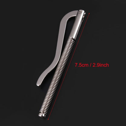 Beufee 10Pcs Spring Metal Money Clip Insert Bar Replacement Money Clip Card Holder Spring Clip Durable DIY Tool for Bifold Leather Wallet Purse Metal Wallets