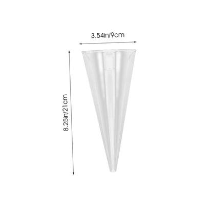 TOGEVAL Hydroponic Wall Hanging Glass Planter for Indoor Plants Space-Saving Terrarium Vase for Home Decor Modern Design Visible Root Growth for Flower Cuttings and Greenery