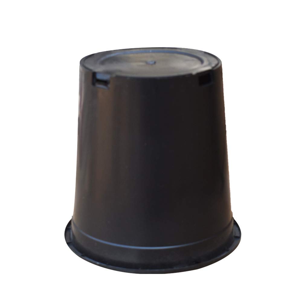 labworkauto Nursery Pot 1 Gallon 1 Gal 2 Gal 3 Gal 5 Gal 7 Gal 10 Gal 15 Gal Nursery Container Injection Molded Pot Fit for Plants Soil Growers or Hydroponics (10,2 Gallon)