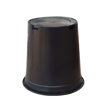 labworkauto Nursery Pot 1 Gallon 1 Gal 2 Gal 3 Gal 5 Gal 7 Gal 10 Gal 15 Gal Nursery Container Injection Molded Pot Fit for Plants Soil Growers or Hydroponics (10,2 Gallon)