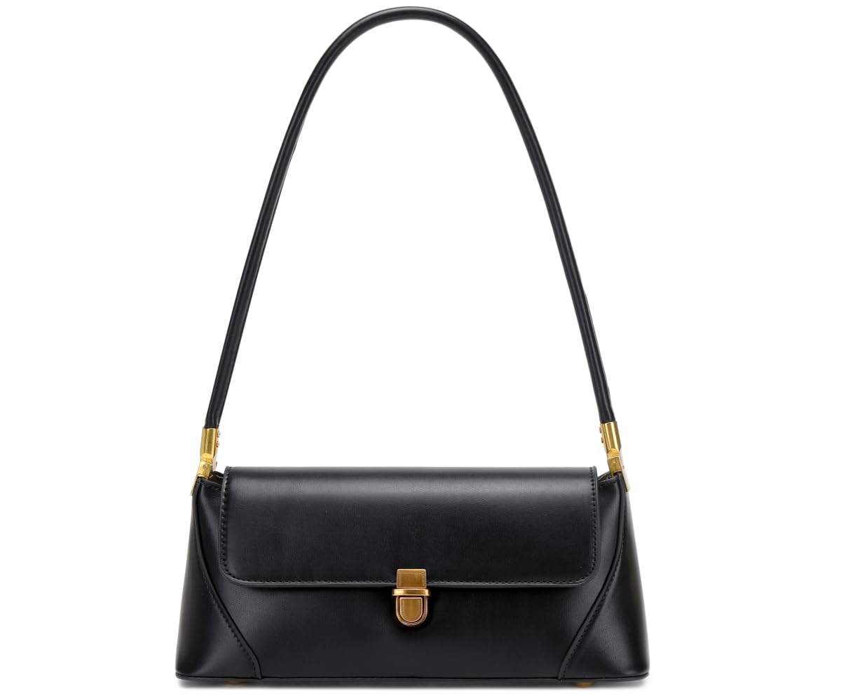 WSRYDJDL Shoulder Bags for Women Vintage Handbag Retro Classic Small Purse Cute Hobo Tote Handbag Mini Clutch Purse (Black)