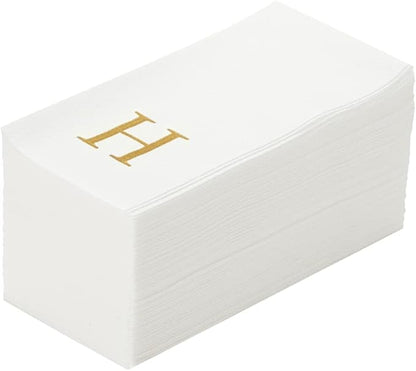 Luxenap 15.8 X 7.9 Inch Linen-Feel Guest Towels, 2000 Lettered Hand Towels