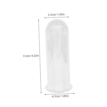 BESPORTBLE 4Pcs Transparent Glass Hydroponic Test Tube Planters for Indoor Plants Hanging Vases for Home Decor Space Saving Desktop Terrarium for Propagating Flowers