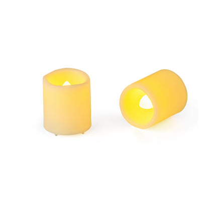 Yakpo 72 Pack 1.5" x 1.8" Tea Lights Candles Battery Operated, Flameless Flickering LED Tealights Votive, Electric Outdoor Flicker Small Fake Candles Bulk for Wedding Halloween Christmas Decorations