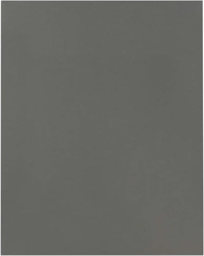 JAM PAPER Custom Printed Semi-Gloss Folders with Round Corner Pockets - Personalized Logo & Text - 10 pt C2S - Grey - 100/Pack