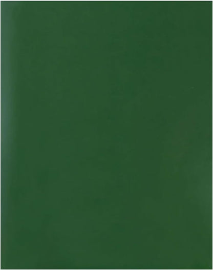 JAM PAPER Custom Printed Semi-Gloss Folders with Round Corner Pockets - Personalized Logo & Text - 12pt C1S - Green - 250/Pack