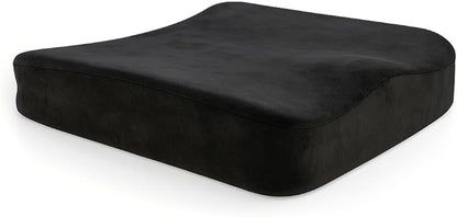 Aeris Large Seat Cushion for Office Chairs - Ergonomic Memory Foam Chair Cushion for Enhanced Comfort During Long Hours of Sitting &Driving - Ideal for Car&Truck Seats,Wheelchairs -With Washable Cover