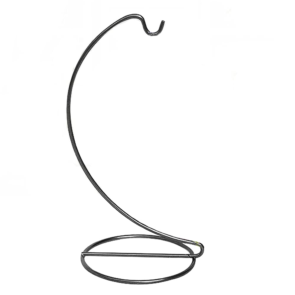YEARCHY Ornament Display Hanger Rack Stand Hook Chrismas Ornament Party Decoration Holder Air Plant Flower Pot Hanging Terrarium Home Office Decoration (1, 9.1''x4.1''), Black