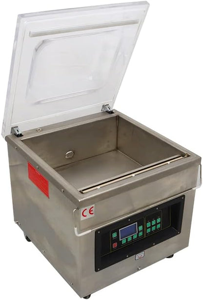 INTSUPERMAI DZ-450 Desktop Single Chamber Vacuum Packaging Machine Deepen Vacuum Champer Desktop Vacuum Sealing Machine Packaging Sealer 110V