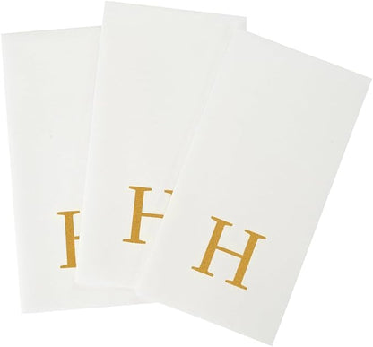 Luxenap 15.8 X 7.9 Inch Linen-Feel Guest Towels, 2000 Lettered Hand Towels