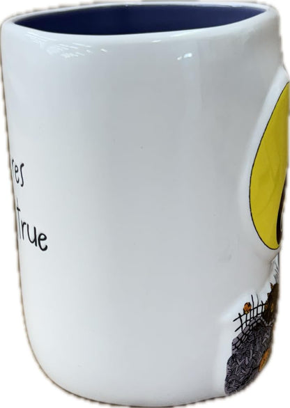 Rae Dunn Halloween Ceramic Coffee Mug - Nightmares Do Come True