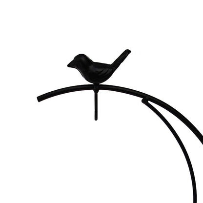 WAJJ Ornament Display Stand, 2 Pack Iron Hanging Stand Rack Holder for Hanging Glass Globe Air Plant Terrarium, Witch Ball and Home Wedding Decoration ( Moon Birds)